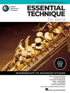 Essential Elements 2000 for Band - Essential Technique: Eb Alto Saxophone Book 3 (+ audio online) - szkoła na saksofon altowy przygotowująca do gry w orkiestrze dętej