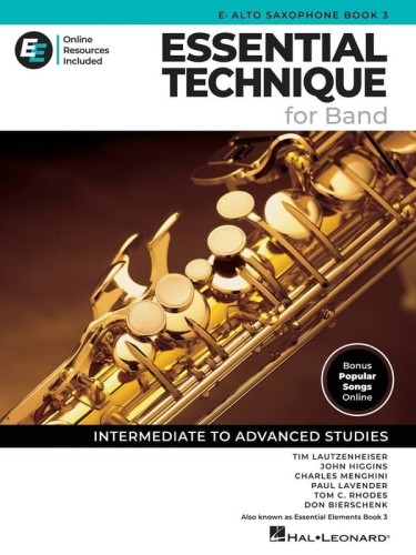 Essential Elements 2000 for Band - Essential Technique: Eb Alto Saxophone Book 3 (+ audio online) - szkoła na saksofon altowy przygotowująca do gry w orkiestrze dętej