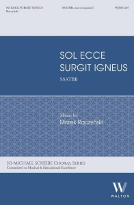Marek Raczyński: Sol ecce surgit igneus - nuty na chór mieszany SSATBB