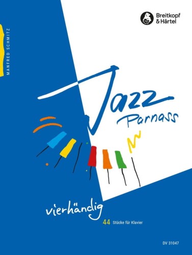 Manfred Schmitz: Jazz Parnass vierhandig - 44 utwory - nuty na fortepian na cztery ręce