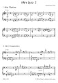 Manfred Schmitz: Mini Jazz 2 - 21 łatwych utworów - nuty na fortepian na cztery ręce