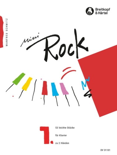 Manfred Schmitz: Mini Rock 1 - 53 łatwe utwory - nuty na fortepian