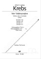 Johann Ludwig Krebs: Vier Violinsonaten - cztery sonaty skrzypcowe - nuty na skrzypce i fortepian lub klawesyn