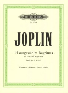Scott Joplin: 14 Selected Ragtimes for Piano Duet Volume 1 - nuty na fortepian na cztery ręce