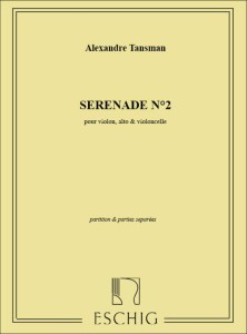Aleksander Tansman: Serenade No. 2 - trio smyczkowe - nuty na skrzypce, altówkę i wiolonczelę