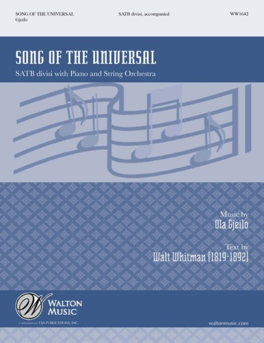 Ola Gjeilo - Song Of The Universal - nuty na chór SATB z fortepianem