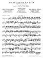 Six Suites de J.S. Bach adaptees a la Clarinette - Ulysse Delecluse - 6 suit wiolonczelowych - nuty na klarnet solo
