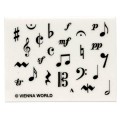 Gumka do mazania symbole muzyczne 5 cm