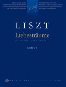 Ferenc Liszt: Liebestraume for solo piano - Love's Dream - Marzenia miłosne - nuty na fortepian
