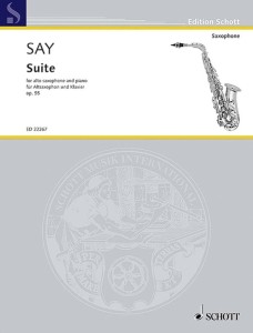 Fazil Say: Suite for Alto saxophone and Piano op. 55 - nuty na saksofon altowy i fortepian