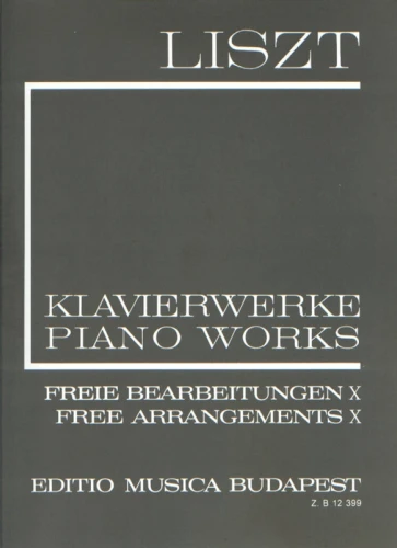 Ferenc Liszt: New Edition II/10 - Free Arrangements X - zawiera 9 Valses-caprices - nuty na fortepian