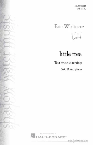Eric Whitacre: Little Tree for SATB and piano - nuty na chór mieszany z fortepianem