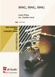 New Sounds for Concert Band: Louis Prima - Sing Sing Sing (Score & Parts) - Naohiro Iwai - nuty na młodzieżową orkiestrę dętą