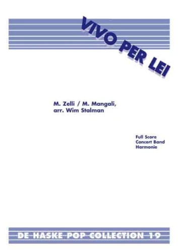 Andrea Bocelli - Vivo Per Lei (Score & Parts) - Wim Stalman - nuty na młodzieżową orkiestrę dętą