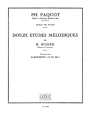 Henri Busser: Douze Etudes Melodiques transcrites pour Saxophone Alto par Philippe Paquot - nuty na saksofon altowy