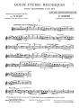 Henri Busser: Douze Etudes Melodiques transcrites pour Saxophone Alto par Philippe Paquot - nuty na saksofon altowy