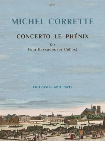 Michel Corrette: Concerto Le Phenix for Four Bassoons or Cellos - nuty na kwartet fagotowy lub wiolonczelowy