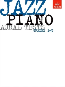 Jazz Piano Aural Tests - ABRSM Grades 1-3 - testy z kształcenia słuchu - nuty na fortepian