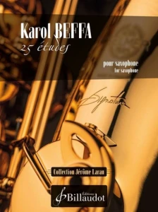 Karol Beffa: 25 Etudes pour Saxophone - nuty na saksofon
