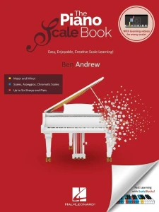 The Piano Scale Book - Manual - Ben Andrew (+ video online) - podręcznik - nowoczesna szkoła nauki gam i pasaży