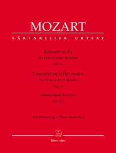 Wolfgang Amadeus Mozart: Concerto E-flat major No. 9 for Piano and Orchestra (KV 271) - IX koncert fortepianowy Es-dur - wyciąg fortepianowy - nuty na dwa fortepiany