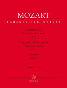 Wolfgang Amadeus Mozart: Concerto E-flat major No. 9 for Piano and Orchestra (KV 271) - IX koncert fortepianowy Es-dur - partytura orkiestrowa