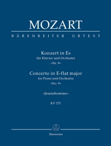 Wolfgang Amadeus Mozart: Concerto E-flat major No. 9 for Piano and Orchestra (KV 271) - IX koncert fortepianowy Es-dur - partytura studyjna