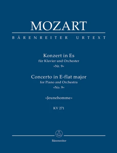 Wolfgang Amadeus Mozart: Concerto E-flat major No. 9 for Piano and Orchestra (KV 271) - IX koncert fortepianowy Es-dur - partytura studyjna