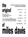 Original Interpretations of Miles Davis - David Berger - nuty na trąbkę