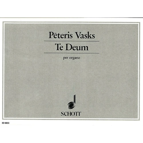 Te Deum per organo - nuty na organy