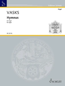 Peteris Vasks: Hymnus fur orgel - nuty na organy