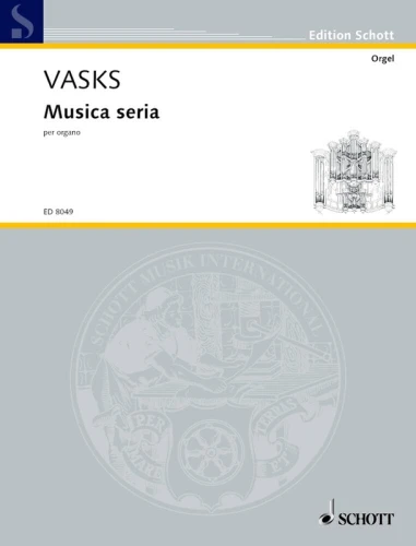 Peteris Vasks: Musica seria per organo - nuty na organy