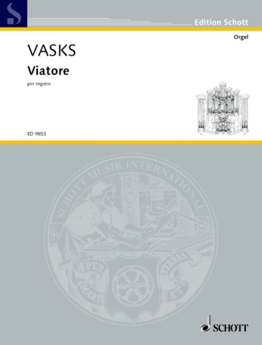 Peteris Vasks: Viatore per organo - nuty na organy