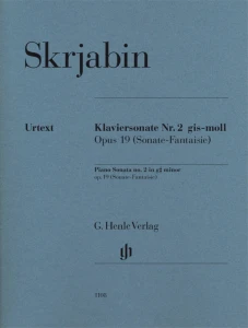 Aleksandr Skriabin: Klaviersonate Nr. 2 gis-moll op. 19 - Sonata Fantasia - nuty na fortepian