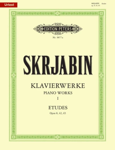 Aleksandr Skriabin: Klavierwerke I - Piano Works - dzieła fortepianowe tom 1 - nuty na fortepian