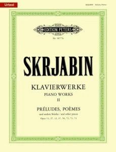 Aleksandr Skriabin: Klavierwerke II - Piano Works - dzieła fortepianowe tom 2 - nuty na fortepian
