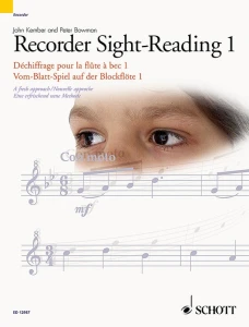 Recorder Sight-Reading 1 - szkoła czytania nut na flet prosty - John Kember