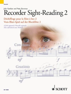 Recorder Sight-Reading 2 - szkoła czytania nut na flet prosty - John Kember
