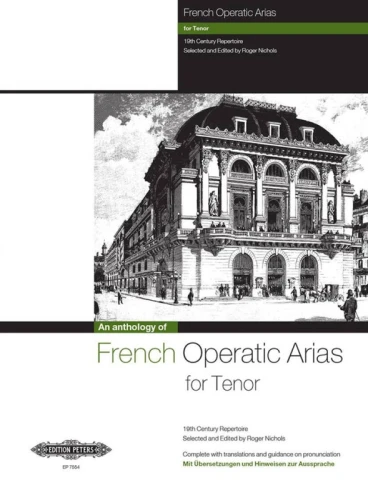 French Operatic Arias for Tenor - francuskie arie operowe - nuty na głos męski wysoki tenor i fortepian