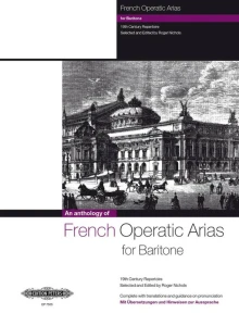 French Operatic Arias for Baritone - francuskie arie operowe - nuty na głos męski średni baryton i fortepian