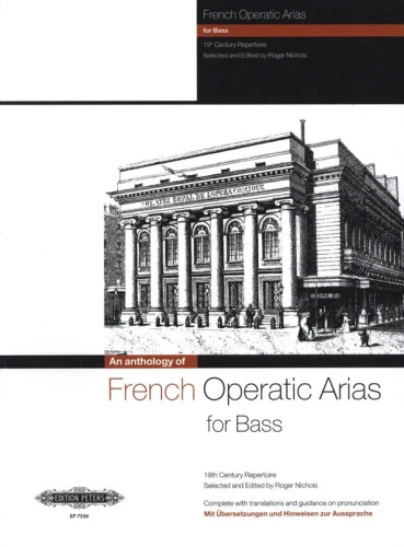 French Operatic Arias for Bass - francuskie arie operowe - nuty na głos męski niski bas i fortepian