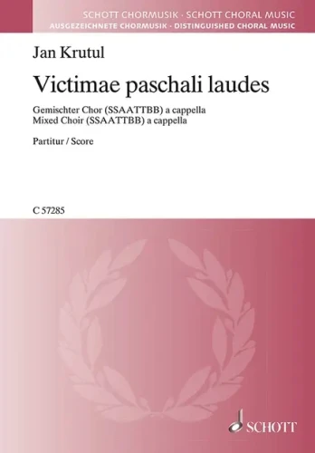 Jan Krutul: Victimae paschali laudes for SSAATTBB choir a cappella - nuty na chór mieszany
