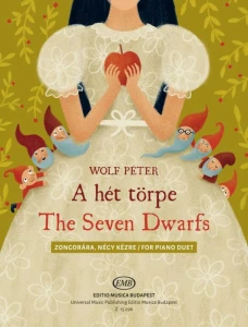 Peter Wolf: The Seven Dwarfs for Piano Duet - nuty na fortepian na cztery ręce