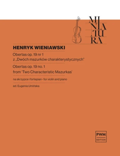 Henryk Wieniawski: Obertas op. 19 nr 1 na skrzypce i fortepian - nuty na skrzypce