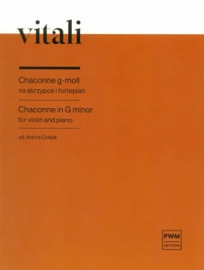 Tomasso Antonio Vitali: Ciaccona g-moll - nuty na skrzypce i fortepian