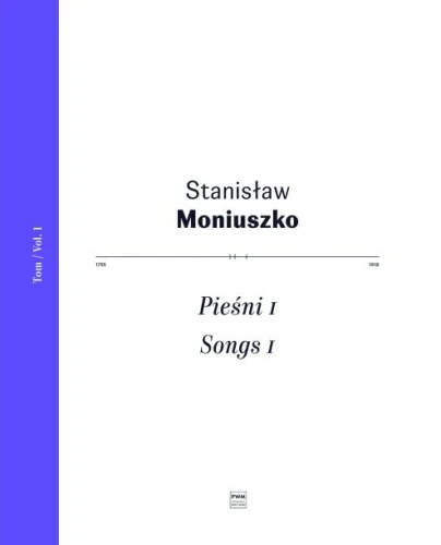 Stanisław Moniuszko: Pieśni tom 1 - nuty na organy
