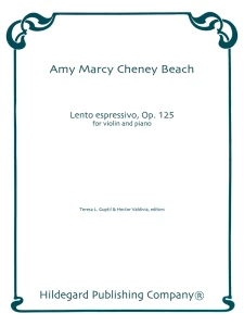 Amy Beach: Lento Espressivo op. 125 for Violin and Piano - nuty na skrzypce i fortepian
