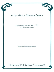 Amy Beach: Lento Espressivo op. 125 for Violin and Piano - nuty na skrzypce i fortepian