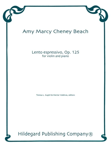 Amy Beach: Lento Espressivo op. 125 for Violin and Piano - nuty na skrzypce i fortepian