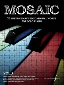 Mosaic Volume 3 - 26 intermediate educational works for solo piano - nuty na fortepian